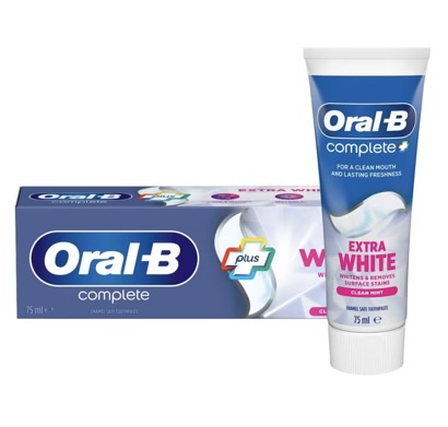 خمیردندان اورال بی Oral-B Complete Extra White