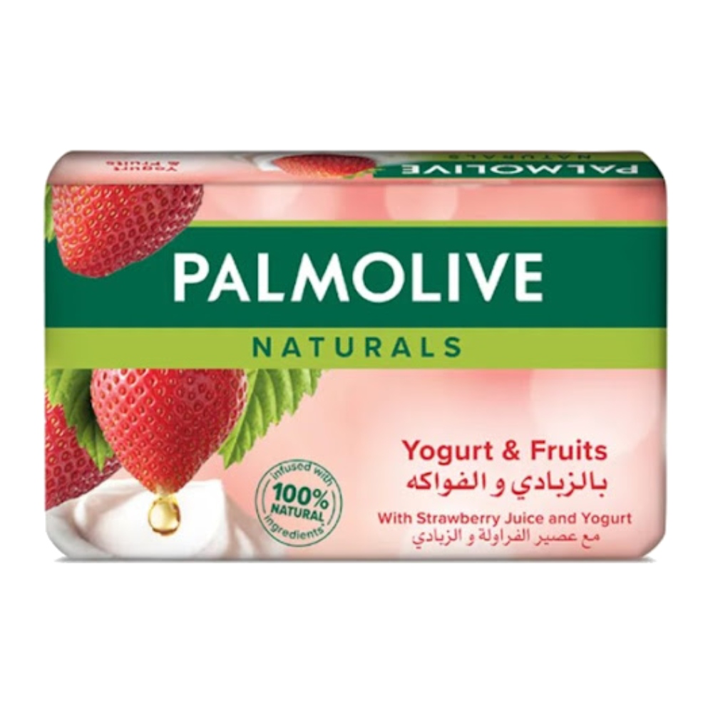 صابون پالمولیو PALMOLIVE مدل توت فرنگی و خامه وزن 170 گرم