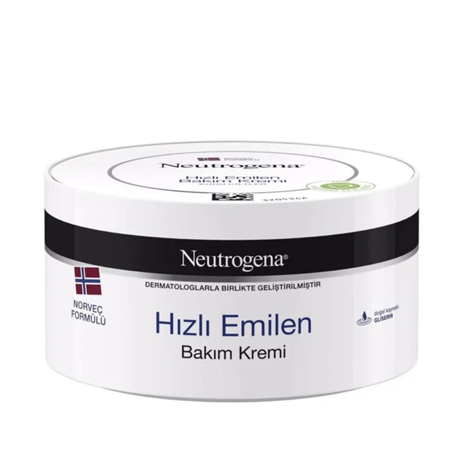 کرم مرطوب کننده پوست معمولی و خشک نوتروژینا مدل Hizli Emilen حجم ۲۰۰ میل