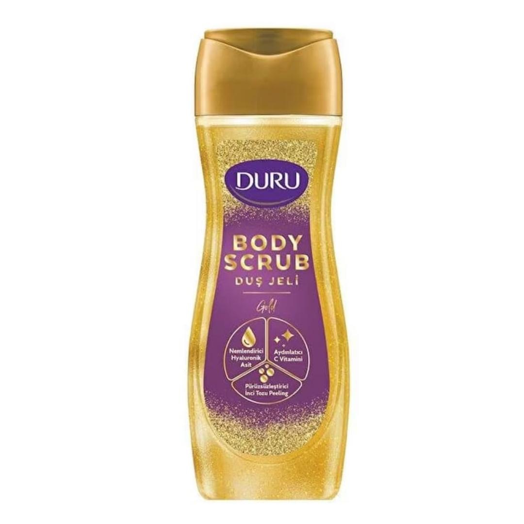 شامپو بدن اسکراب و شاین دار دورو Duru رایحه Gold حجم 450 میل