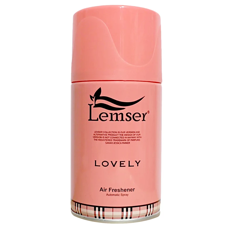 اسپری خوشبوکننده هوا لمسر مدل LOVELY حجم 250 میلی لیتر