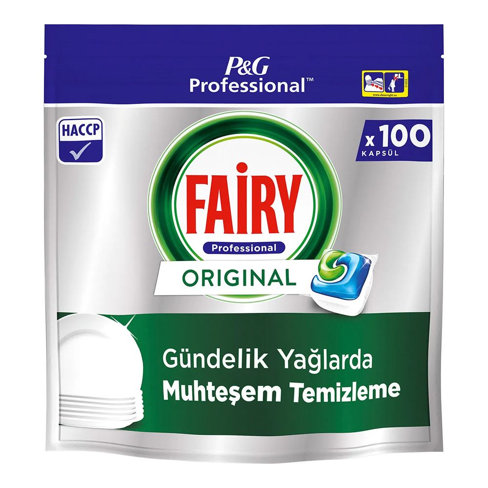 قرص ماشین ظرفشویی فیری Fairy مدل اورجینال Orginal بسته 100 عددی