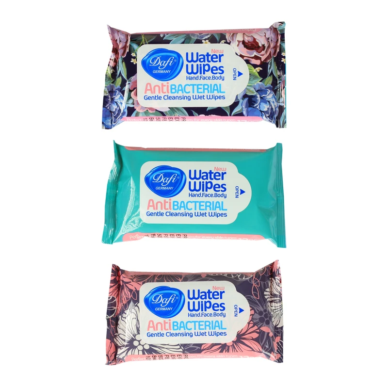 دستمال مرطوب دست و صورت دافی ۱۲ عددی مدل Anti bacterial G