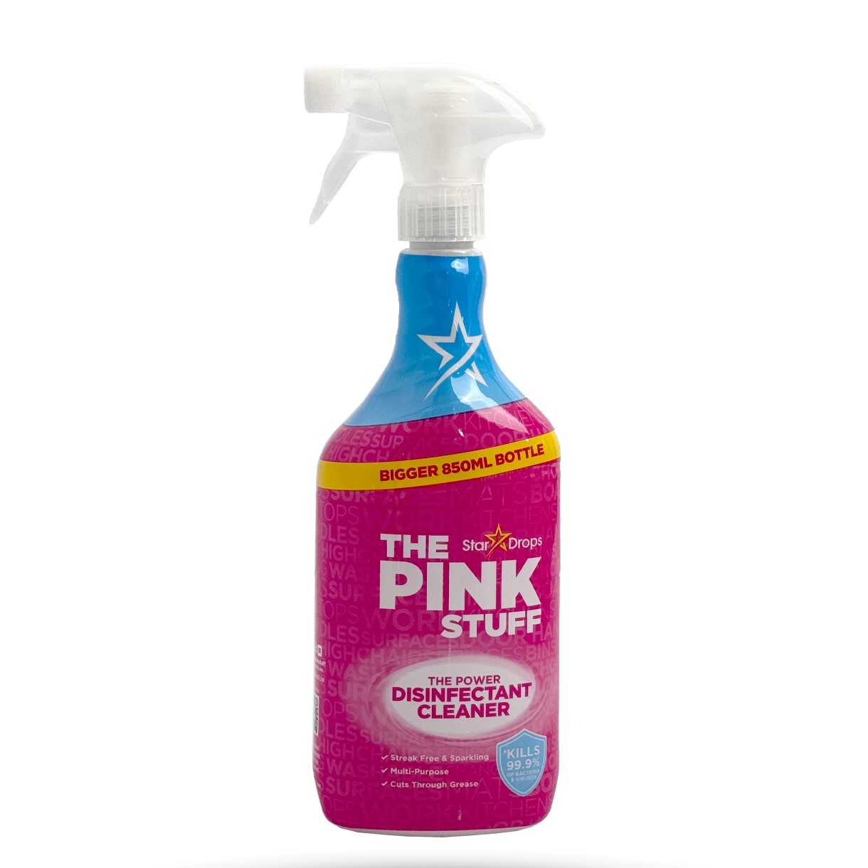 اسپری ضد عفونی‌کننده سطوح پینک استاف مدل Disinfectant Cleaner حجم 850 میل