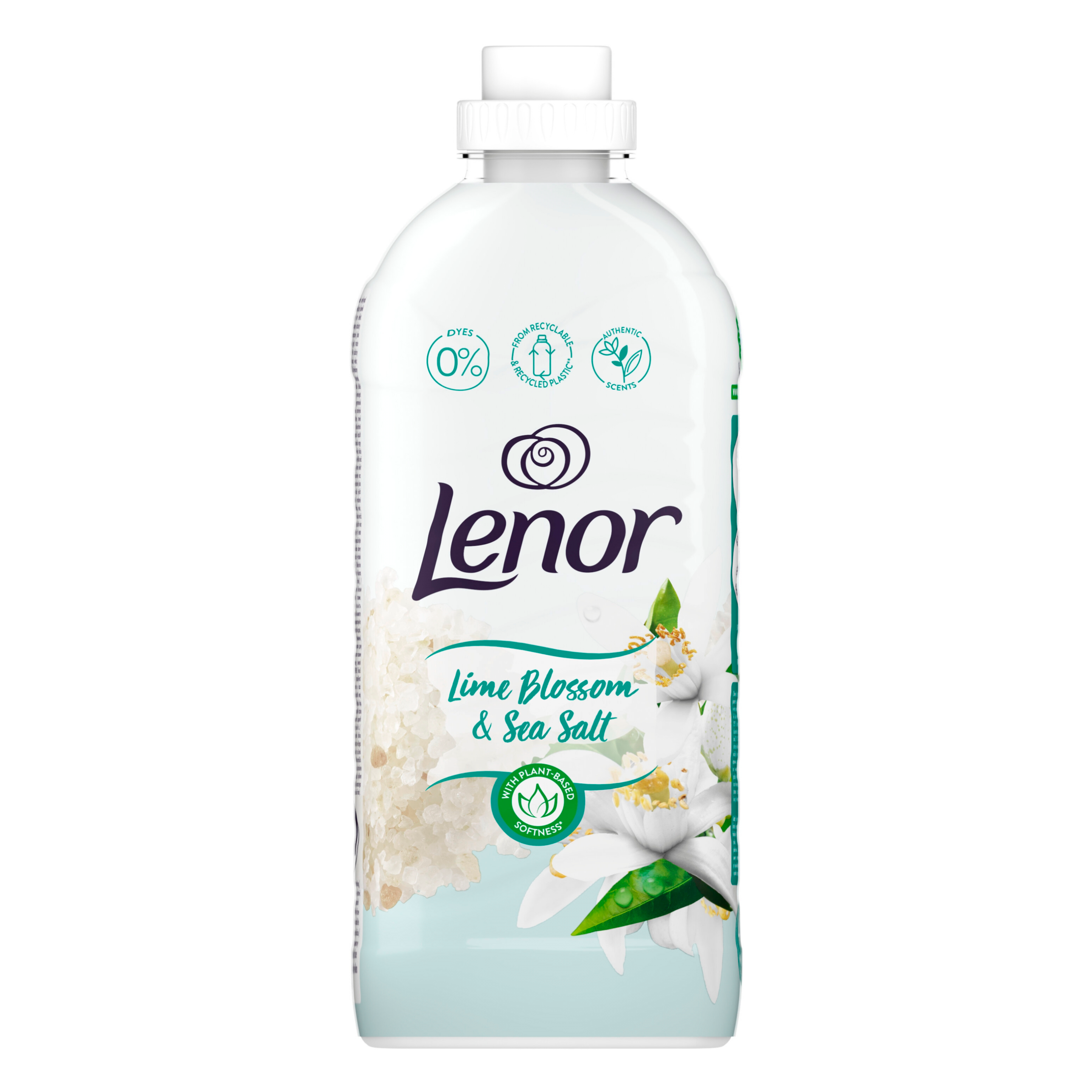 مایع نرم کننده و خوشبوکننده لباس 48 بار رایحه شکوفه لیمو و نمک دریا (Lenor Lime Blossom Sea Salt)