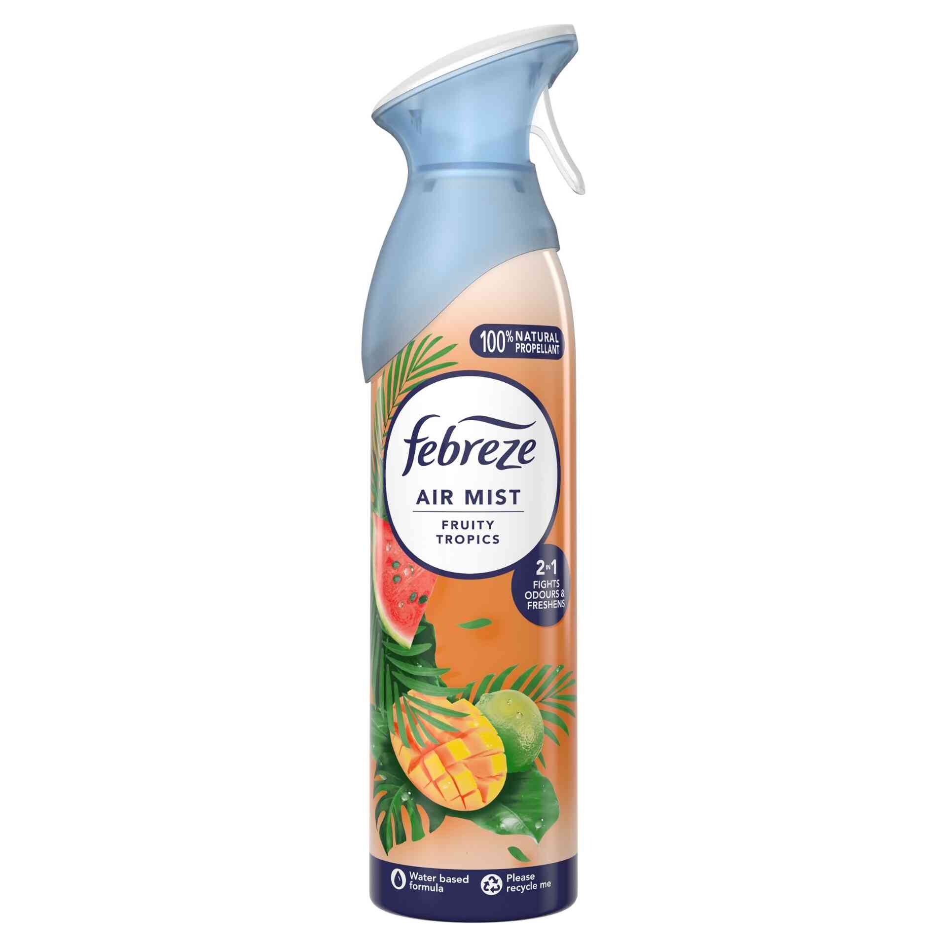 اسپری خوشبوکننده هوا فبرز febreze رایحه میوه های استوایی حجم ۱۸۵ میل
