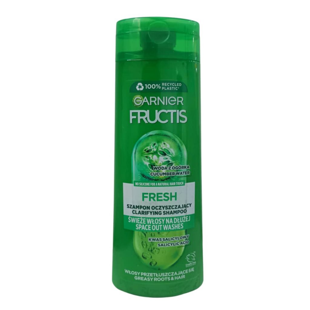 شامپو سر گارنیر Fructis حاوی عصاره خیار مناسب موهای چرب ۲۵۰ میل