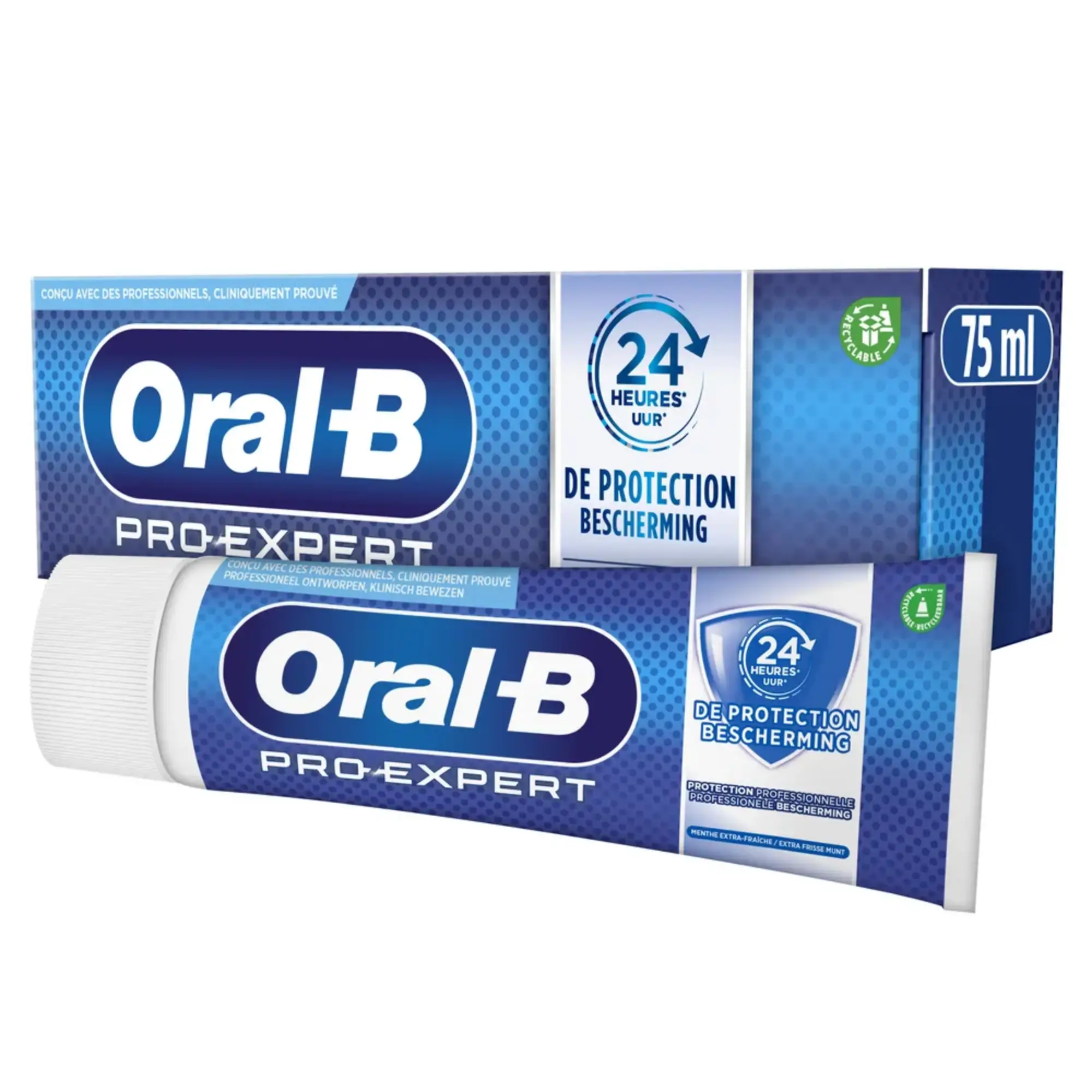خمیر دندان اورال بی پرو اکسپرت مدل HEALTHY WHITE حجم 75 میل