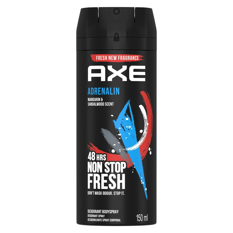 اسپری ضد تعریق مردانه اکس AXE مدل Adrenalin حجم 150 میلی لیتر