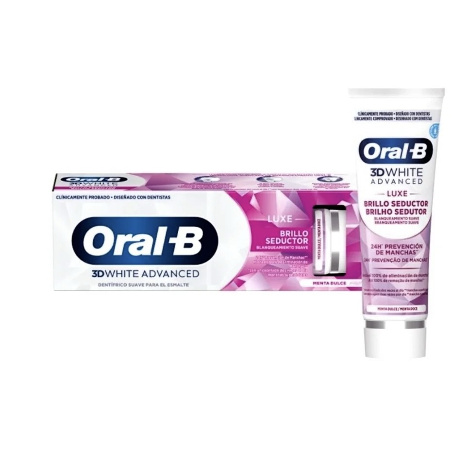 خمیردندان اورال بی Oral-B 3D White Advanced Luxe Toothpaste