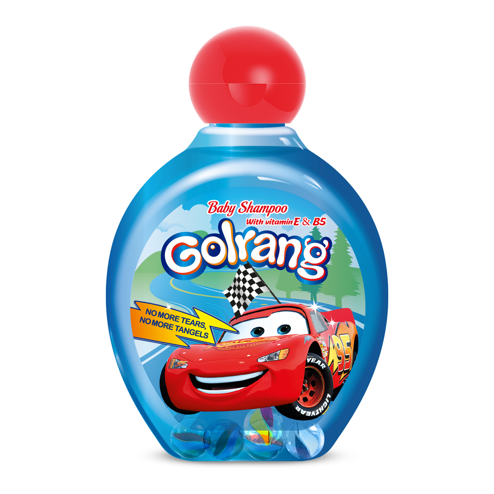 شامپو بچه تیله ای گلرنگ ماشین حجم ۲۱۰ میل