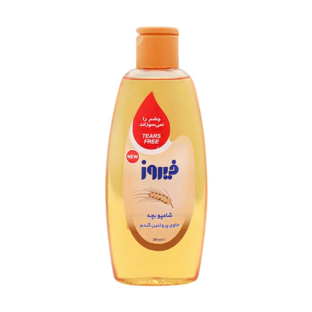 شامپو بچه فیروز حاوی عصاره پروتئین گندم حجم 300 میل