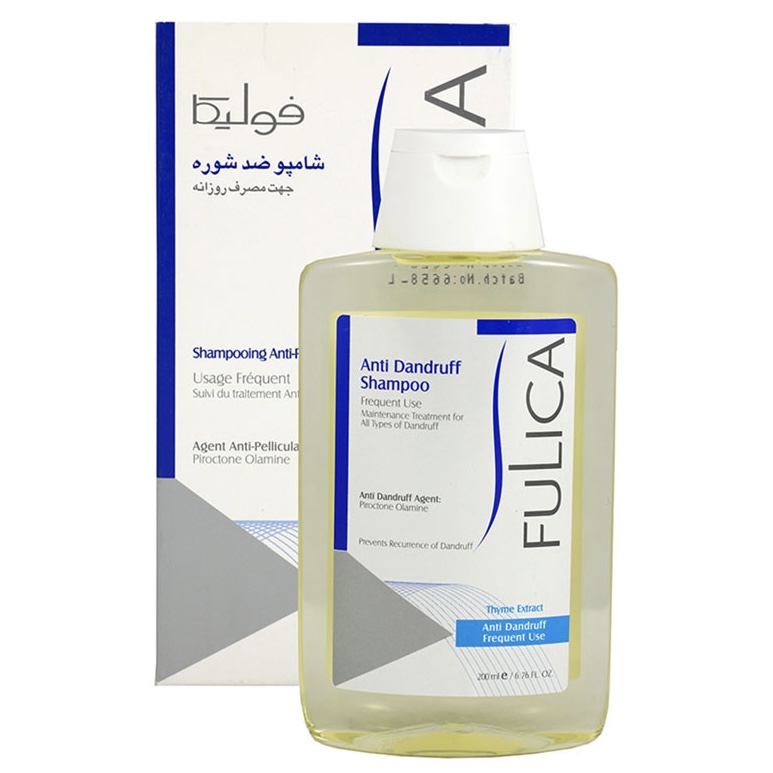 شامپو ضد شوره مو روزانه فولیکا حجم 200 میلی‌لیتر