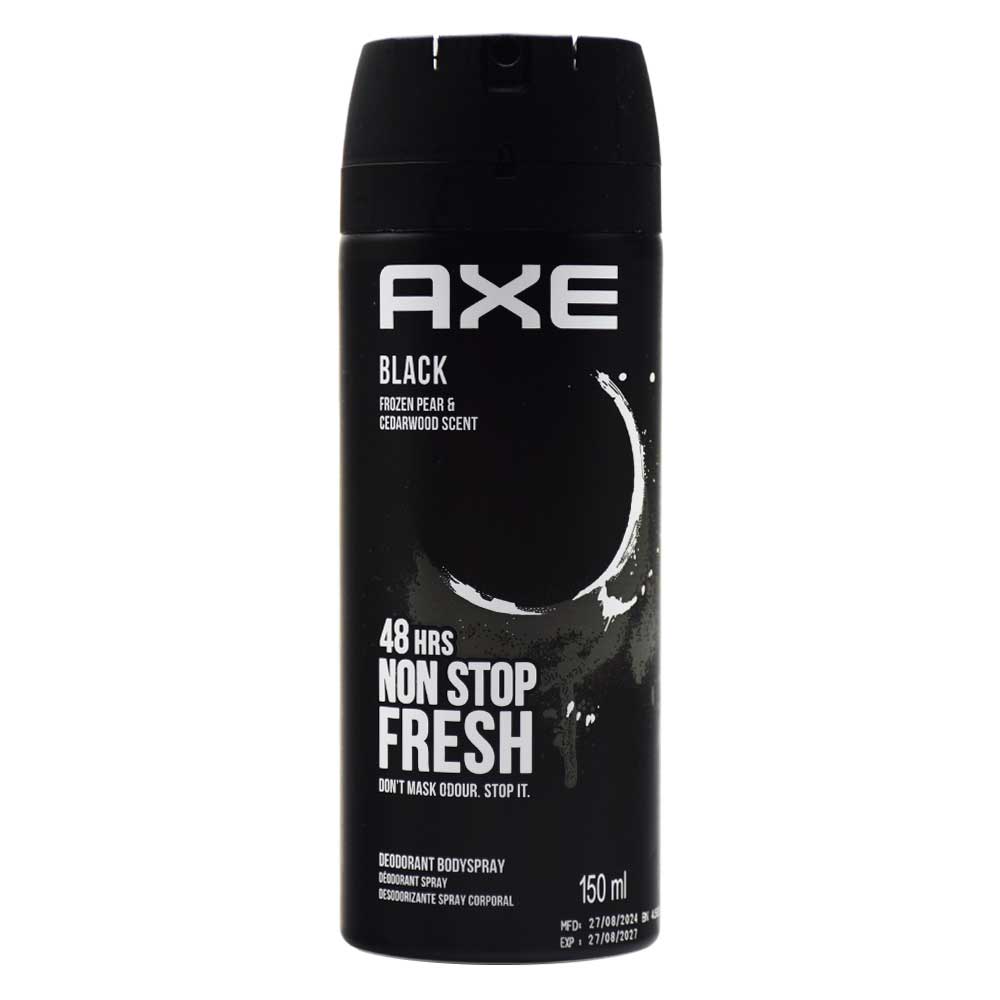 اسپری ضد تعریق مردانه اکس AXE دل Black حجم 150 میلی لیتر