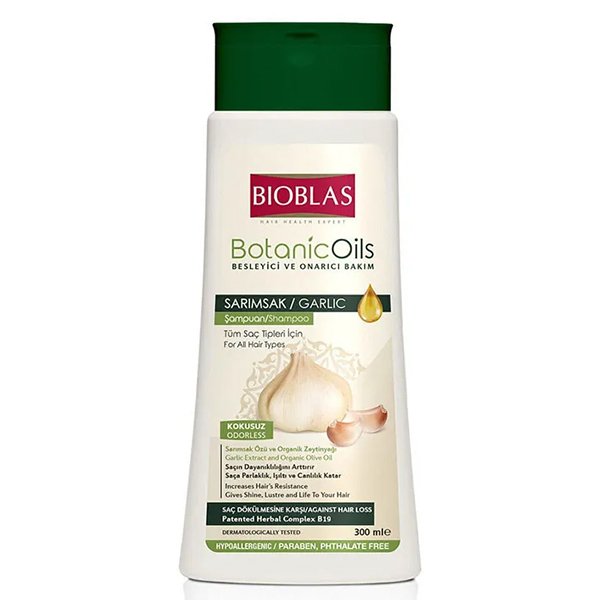 شامپو ضد ریزش بیوبلاس Bioblas حاوی عصاره سیر حجم 360 میل