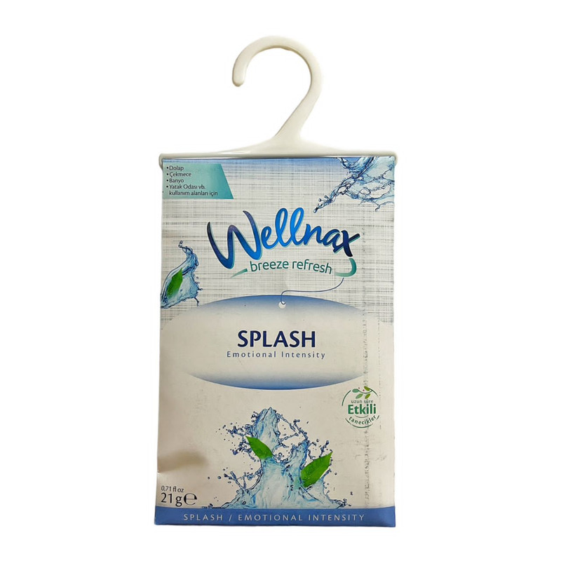 خوشبو کننده کمد و‌ کشو ولناکس Wellnax رایحه splash وزن 21 گرم