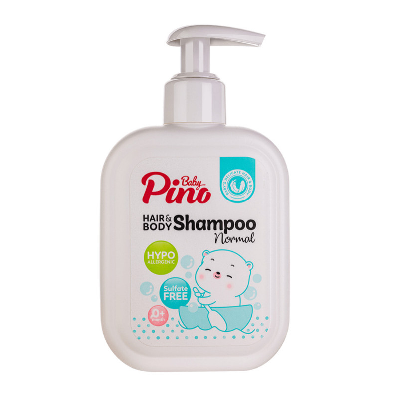 شامپو سر و بدن کودک و نوزاد پینو مدل Normal حجم 200 میلی لیتر