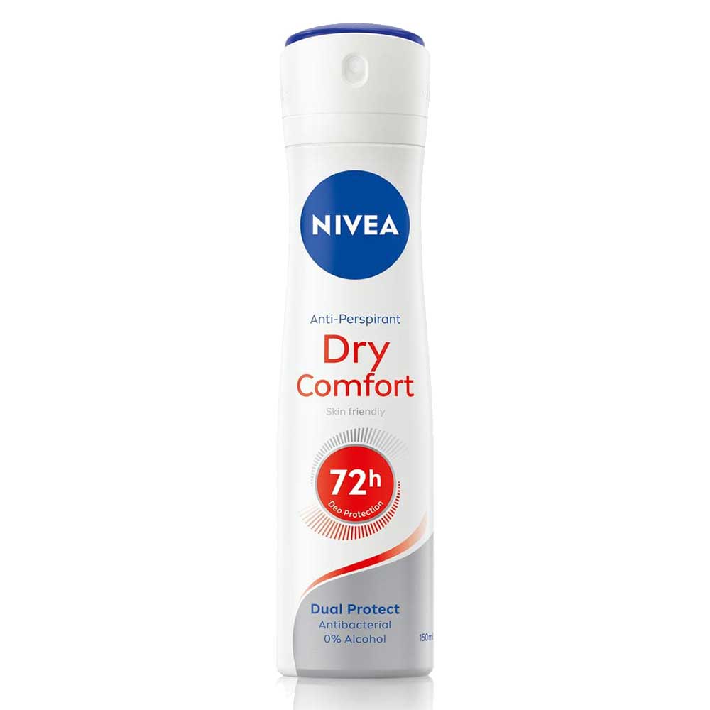 اسپری ضد تعریق زنانه نیوآ NIVEA مدل Dry Comfort حجم 150 میلی لیتر